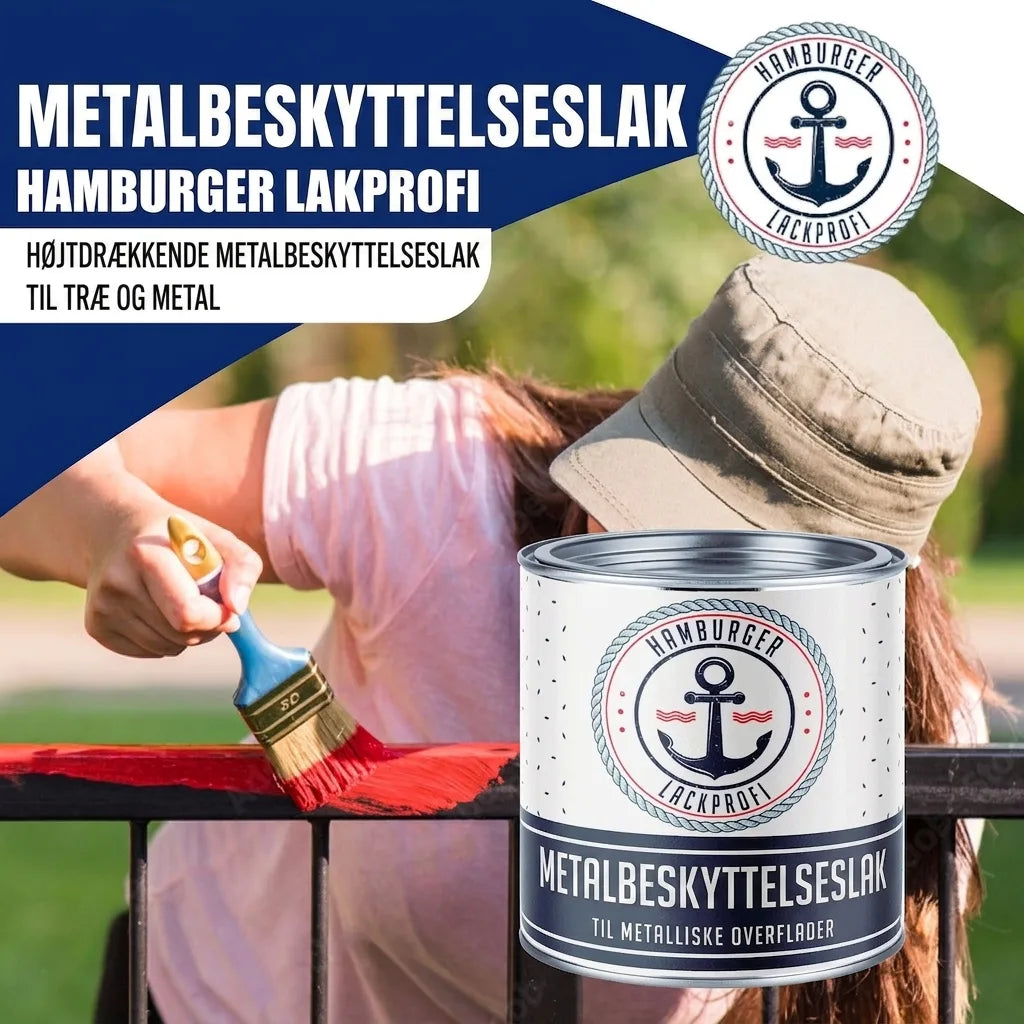 Esmalte protector para metal Pardo arcilla RAL 8003 - resistente al desgaste y a los golpes - Hamburger Lack-Profi