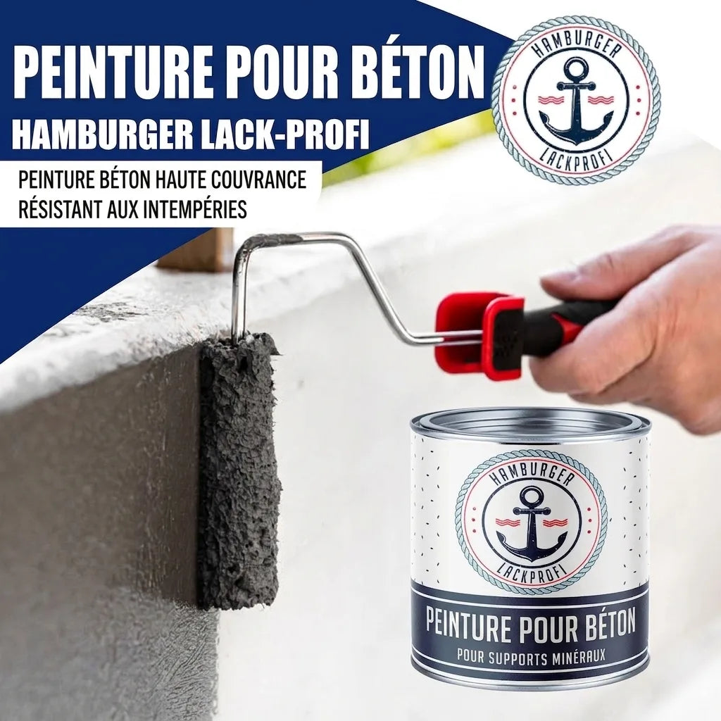 Pintura para hormigón Verde óxido de cromo RAL 6020 con kit de pintura (X300) - Hamburger Lack-Profi, Imagen 25