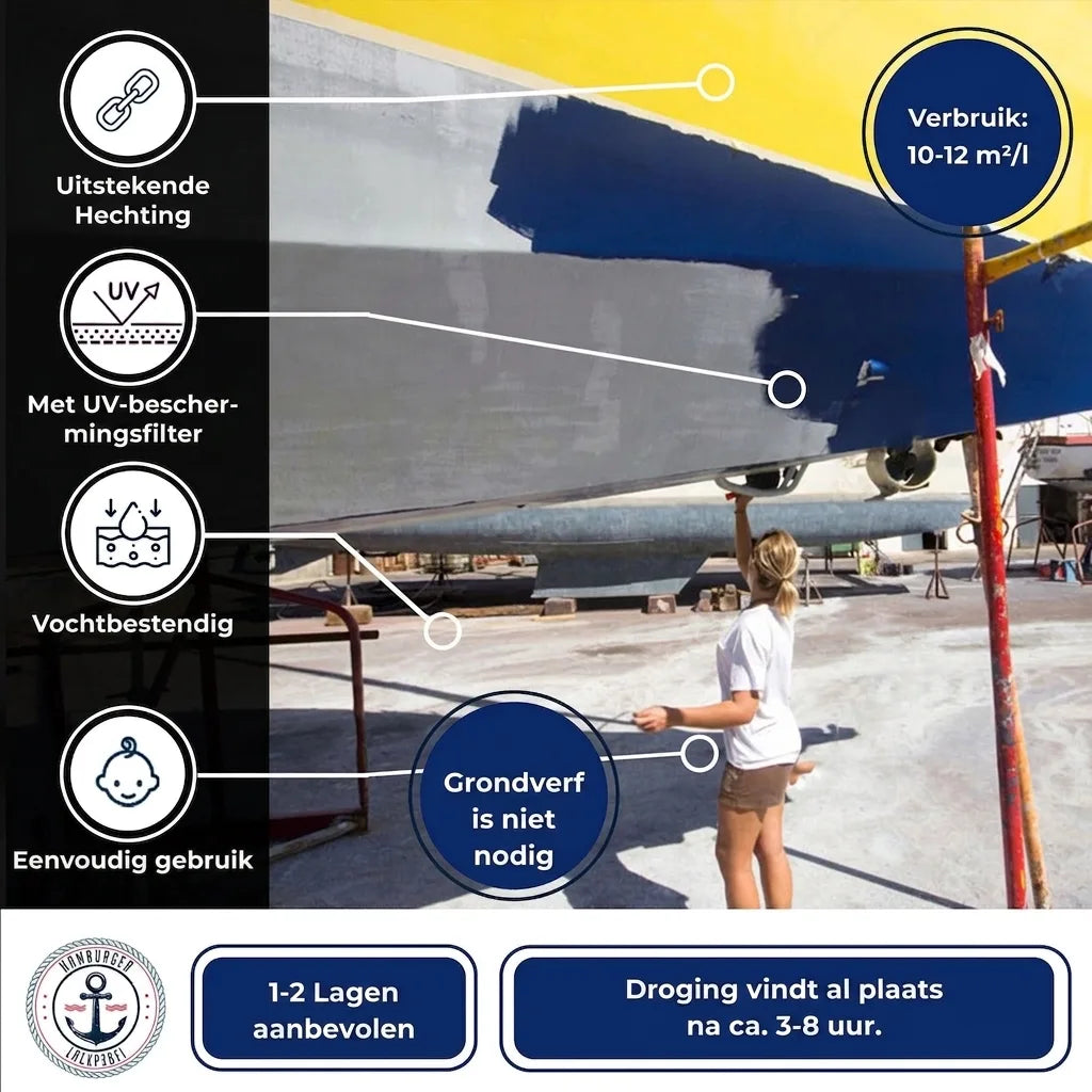 Hamburger Lack-Profi Bootslack Purpurrot RAL 3004 - Hamburger Lack-Profi