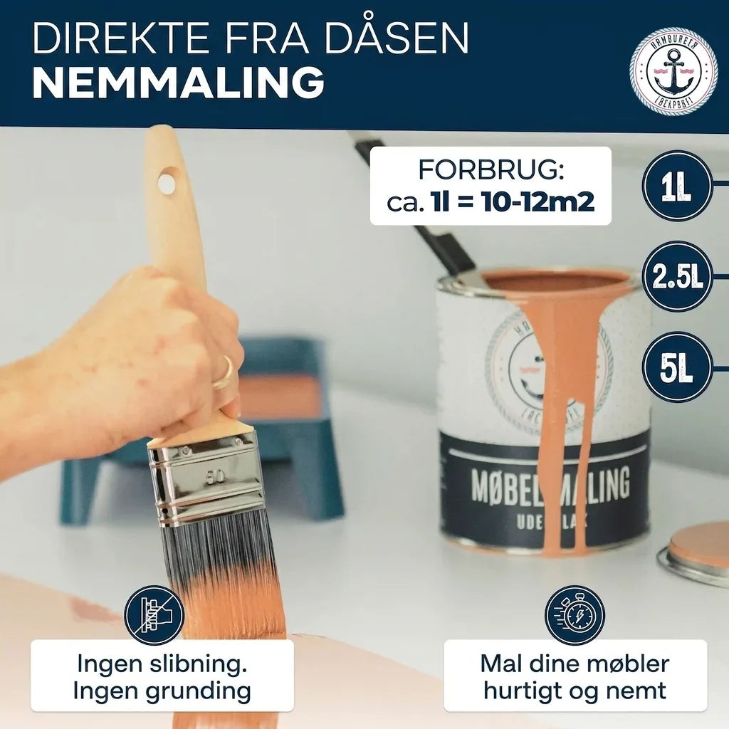 Möbelfarbe ohne Schleifen RAL 3007 Schwarzrot - Möbellack Hamburger Lack-Profi - Hamburger Lack-Profi