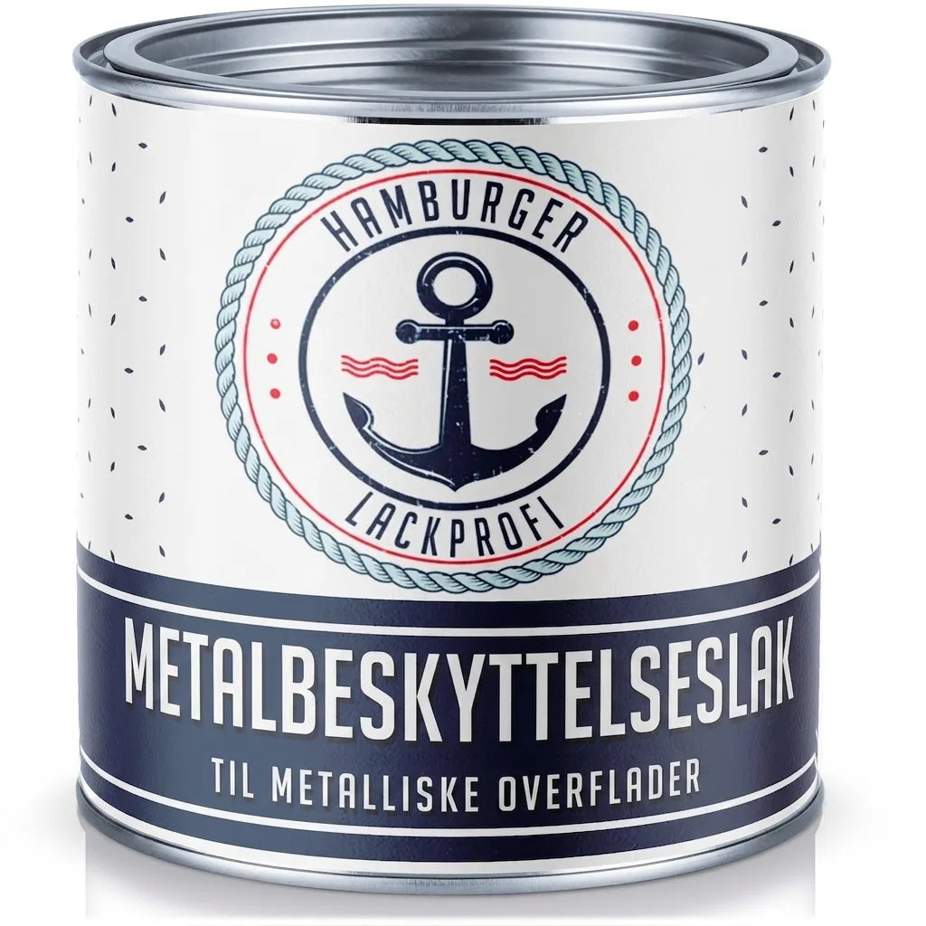 Hamburger Lack-Profi Metallschutzlack in Rotbraun RAL 8012 mit Lackierset (X300) & Verdünnung (1 L) - 30% Sparangebot - Hamburger Lack-Profi