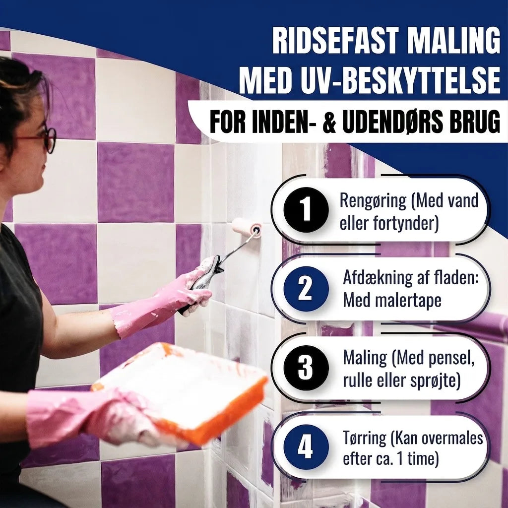 Hamburger Lack-Profi Fliesenlack Goldgelb RAL 1004 - hochdeckende Fliesenfarbe Gelb - Hamburger Lack-Profi