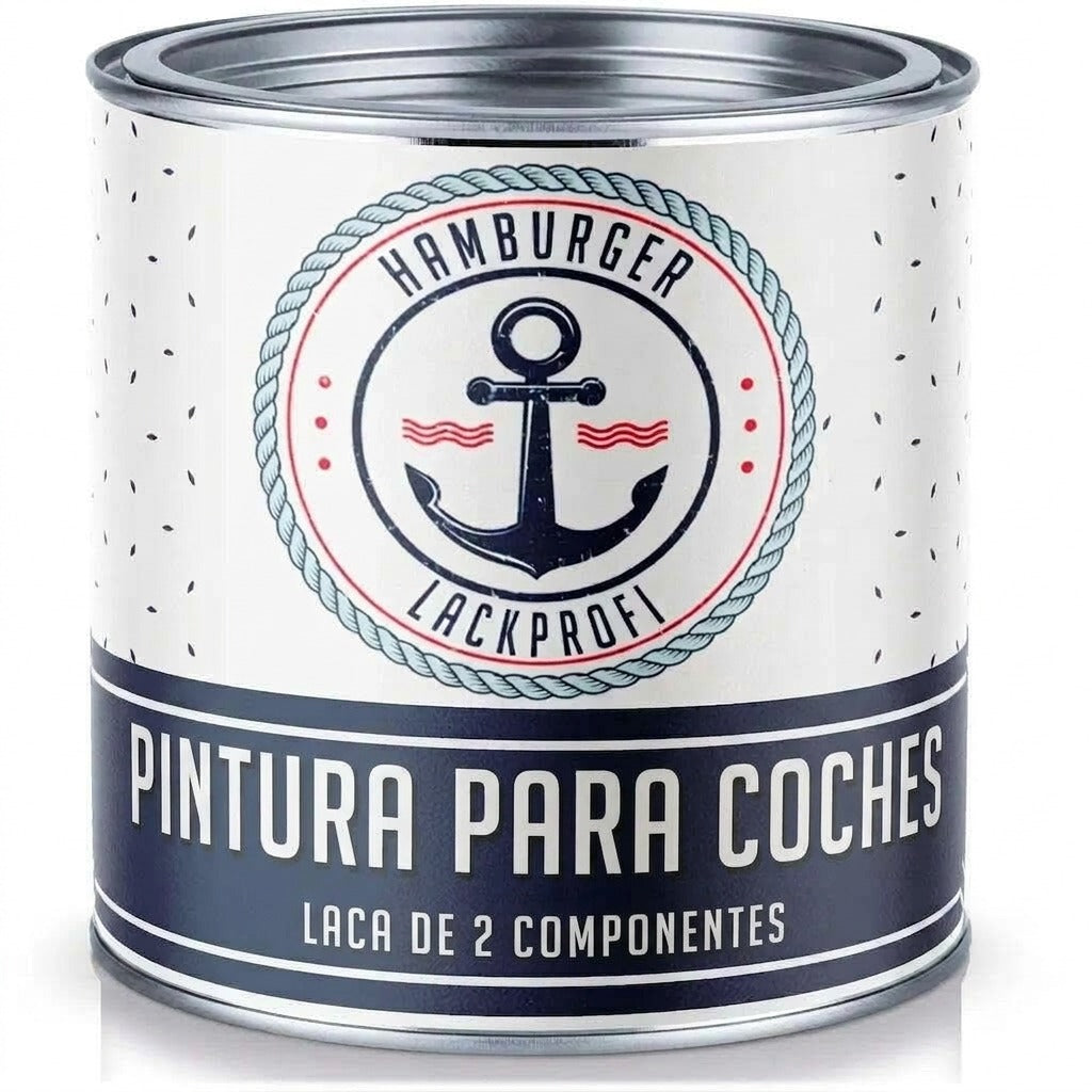 Pintura para coches 2K Verde hoja RAL 6002 - Alta cobertura y anticorrosiva - Hamburger Lack-Profi