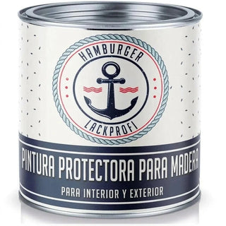Pintura de poliuretano para madera - Pintura protectora sin lijar - Hamburger Lack-Profi