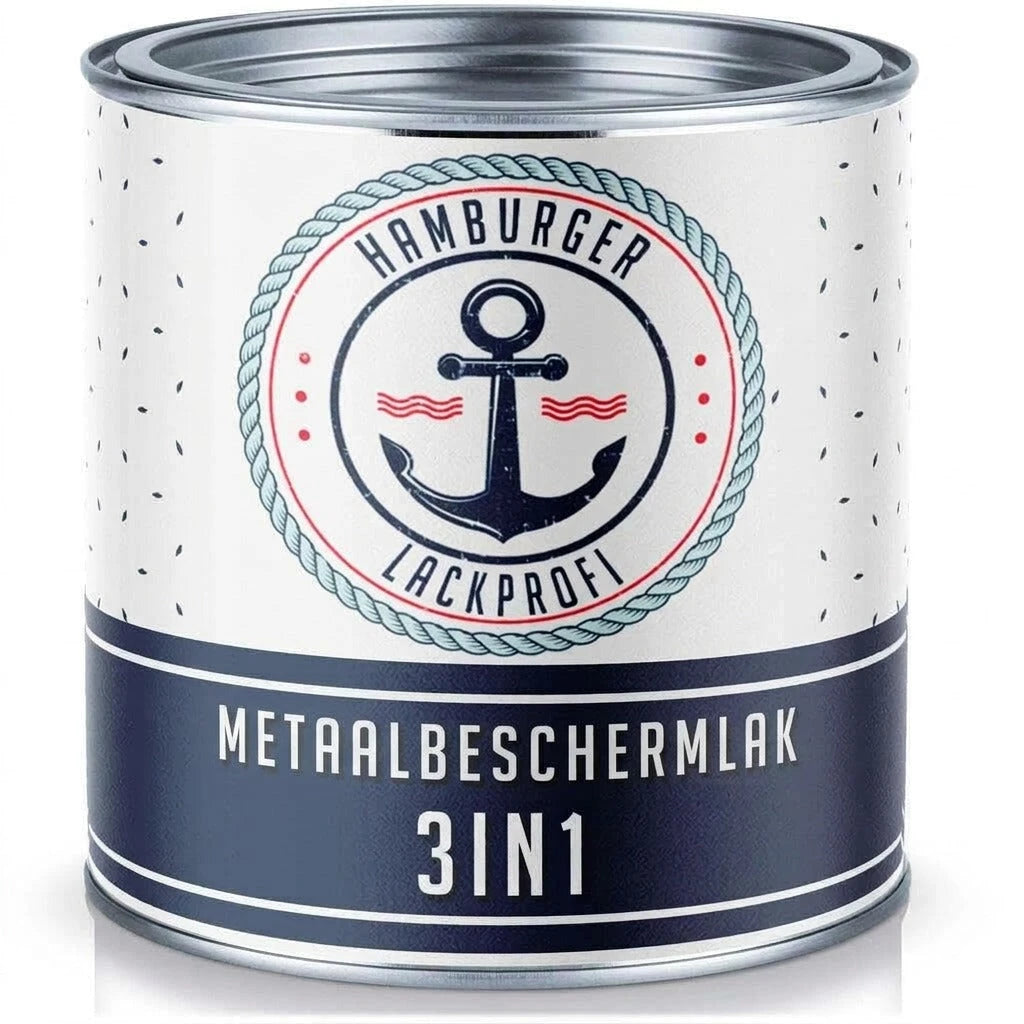 3 en 1 Gris lona RAL 7010 - Pintura para Metal Exterior Antioxidante - Hamburger Lack-Profi