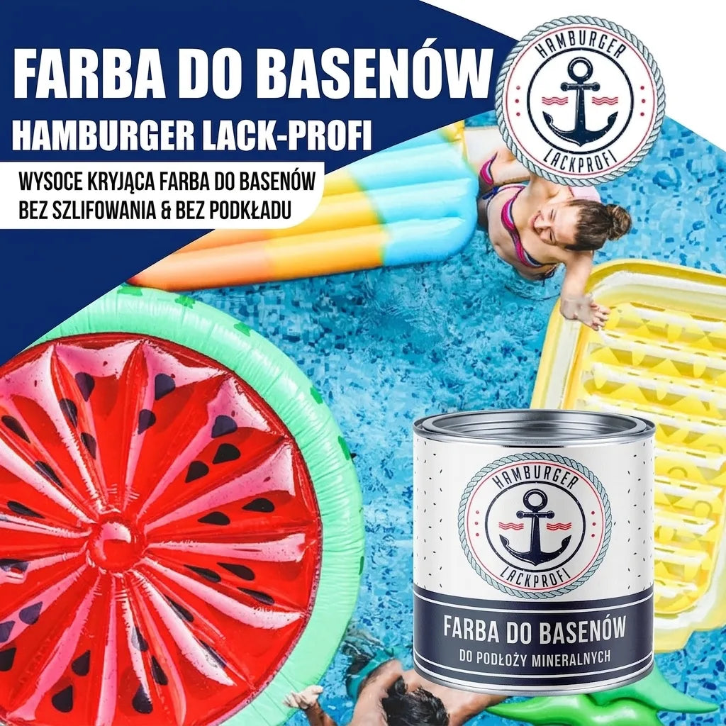 Pintura para piscinas en Marrón señales RAL 8002 con kit de pintura (X300) - Hamburger Lack-Profi, Imagen 26