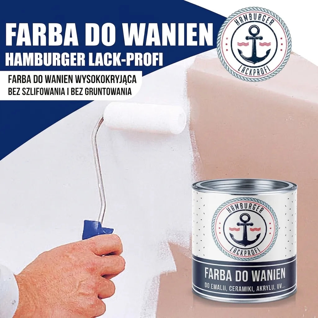 Pintura para Bañera 2K Blanco perla RAL 1013 - Brillante / Satinado / Mate - Hamburger Lack-Profi