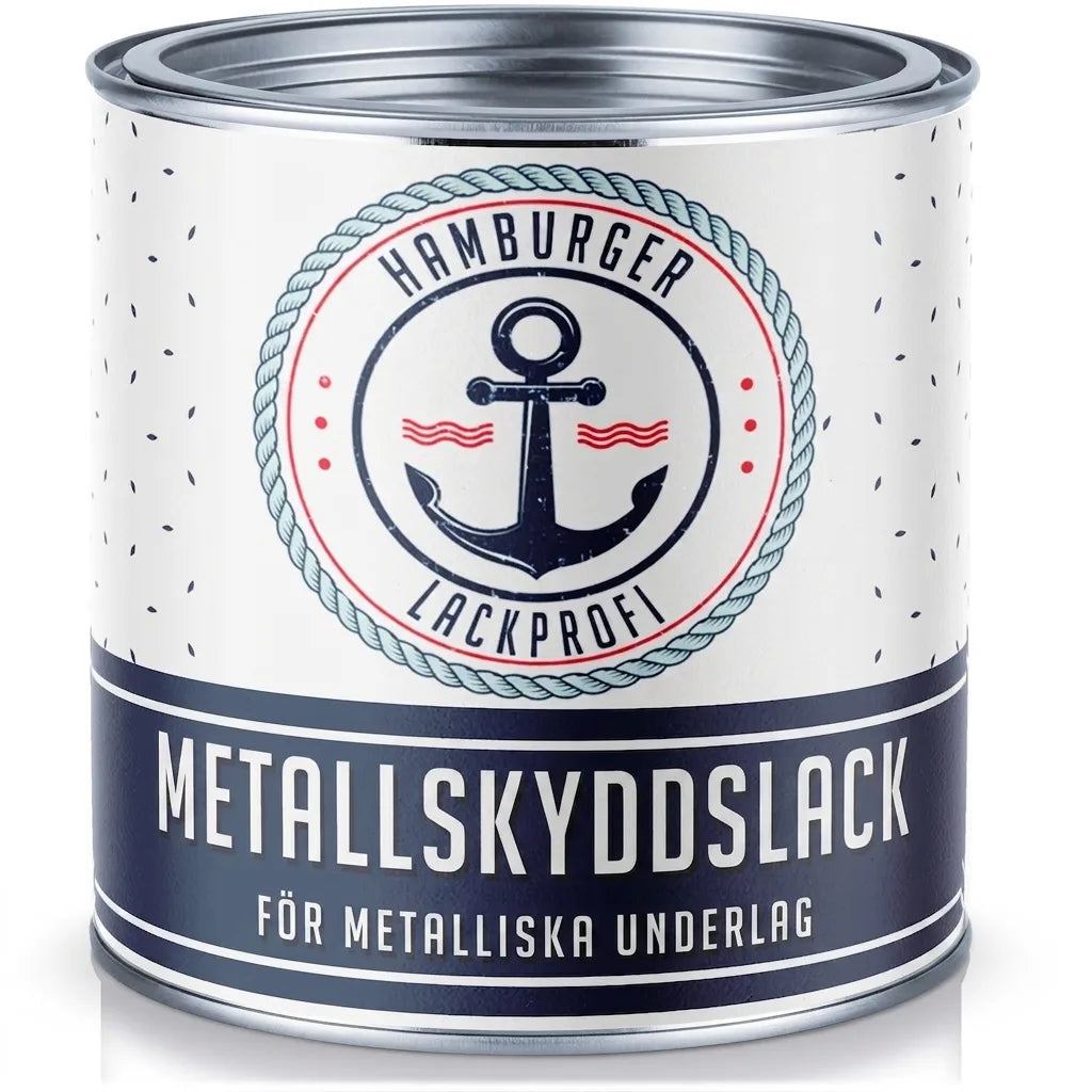 Hamburger Lack-Profi Metallschutzlack Verkehrsweiß RAL 9016 -abriebbeständig & schlagfest - Hamburger Lack-Profi