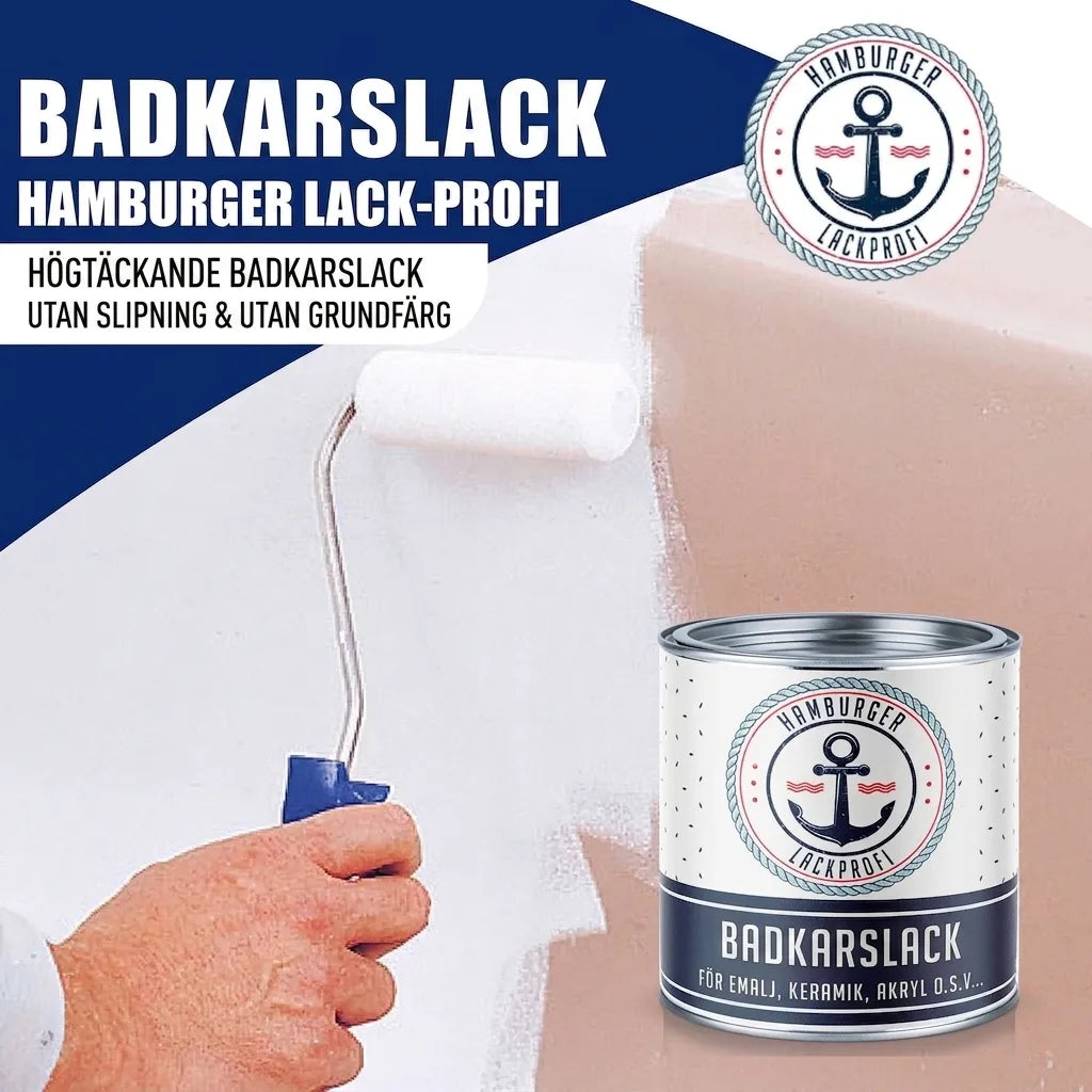 Pintura para Bañera 2K Blanco perla RAL 1013 - Brillante / Satinado / Mate - Hamburger Lack-Profi