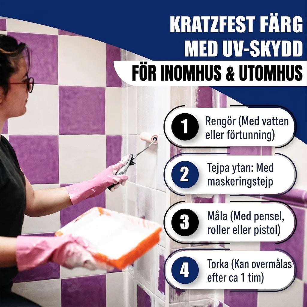 Hamburger Lack-Profi Fliesenlack Honiggelb RAL 1005 - hochdeckende Fliesenfarbe Gelb - Hamburger Lack-Profi