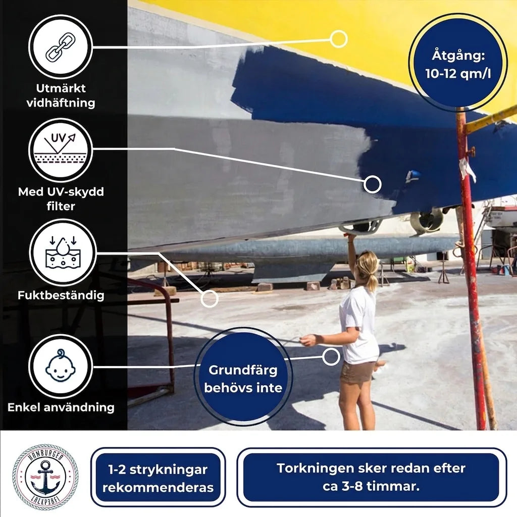 Hamburger Lack-Profi Bootslack Goldgelb RAL 1004 - Hamburger Lack-Profi