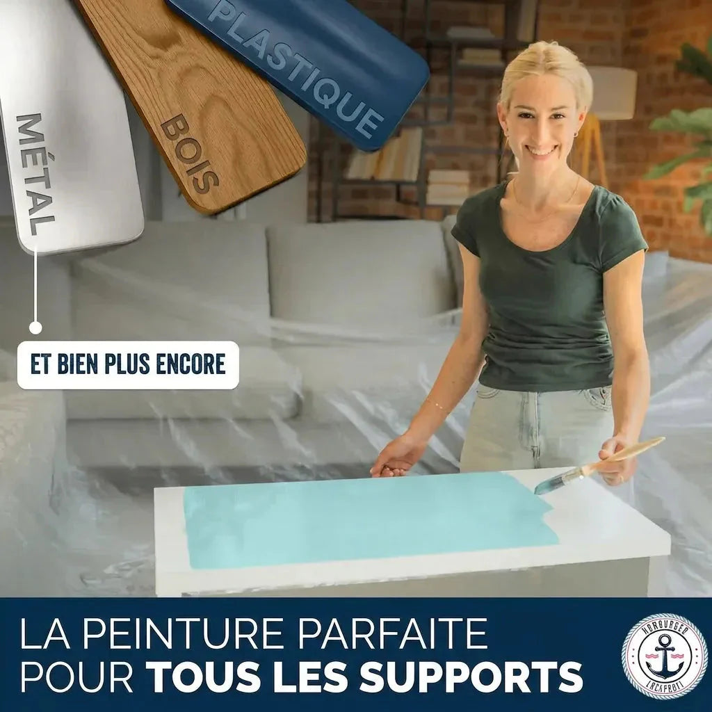 Pintura para muebles sin lijar RAL 9018 Blanco papiro - Esmalte para muebles - Hamburger Lack-Profi