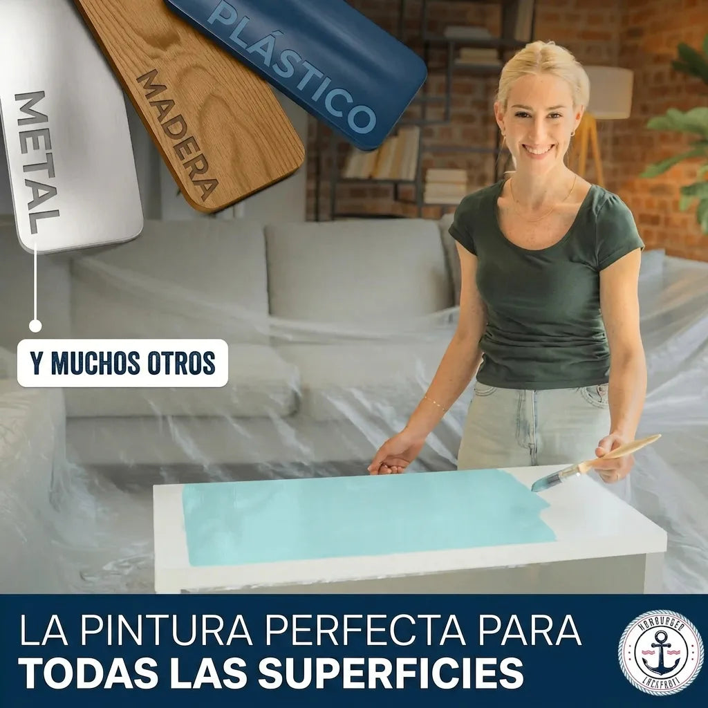Pintura para muebles sin lijar RAL 8001 Pardo ocre - Laca para muebles Hamburger Lack-Profi