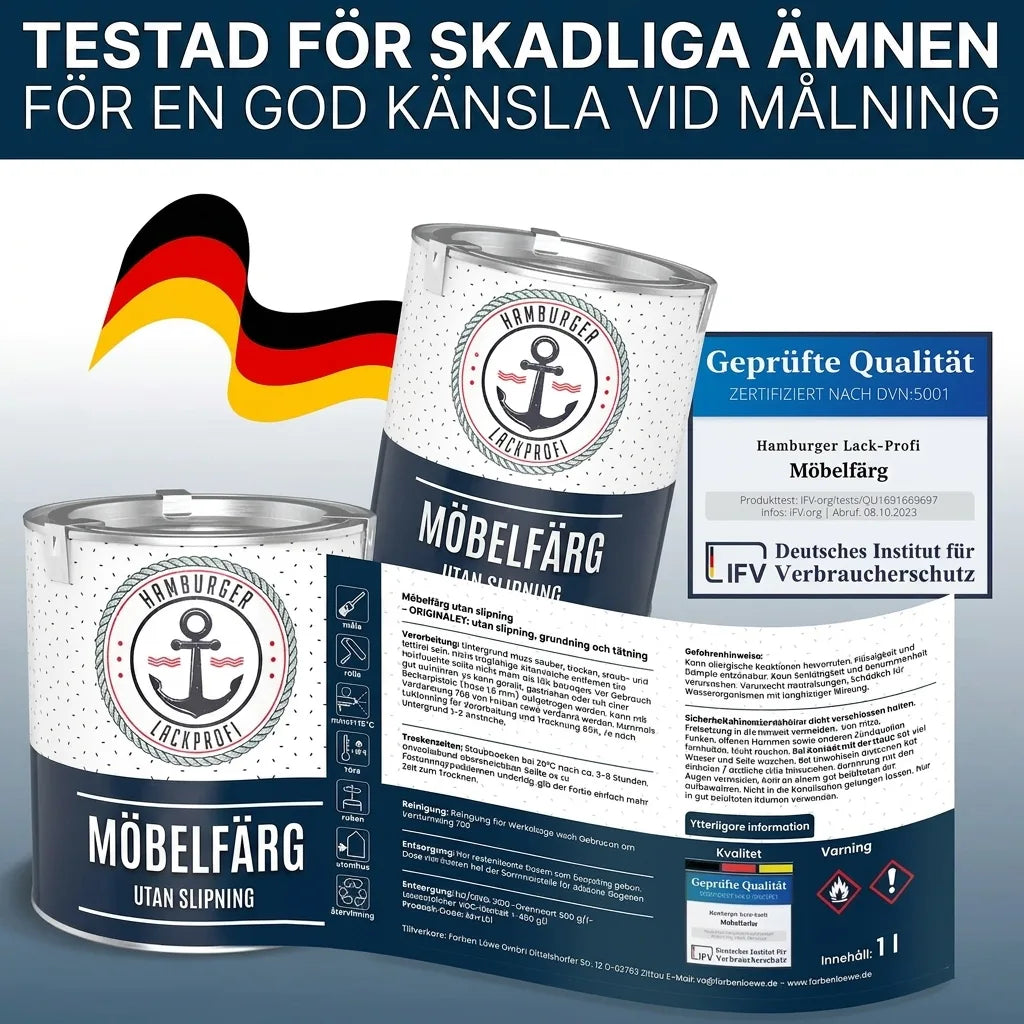 Möbelfarbe ohne Schleifen RAL 7039 Quarzgrau - Möbellack Hamburger Lack-Profi - Hamburger Lack-Profi